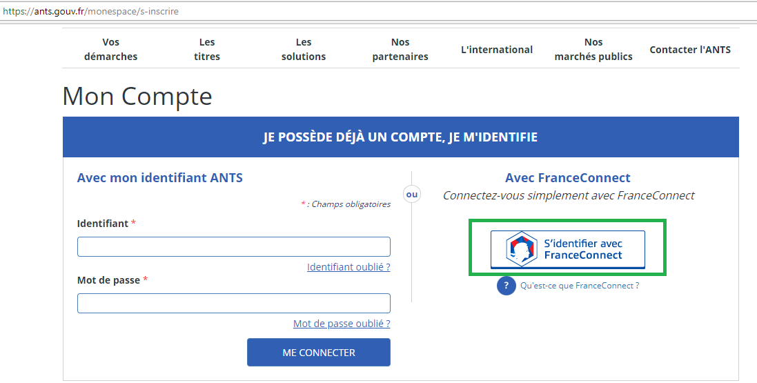 Mon Compte | Comment immatriculer mon véhicule sur le site ANTS ? | EUROCOC