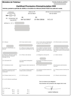 certificat | How do I register my vehicle on the ANTS website? | EUROCOC