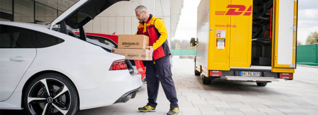 Amazon Audi trunk delivery | Amazon livraison dans le coffre | EuroCoc