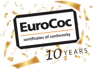 logo anniversary EN big | 10th anniversary | EUROCOC